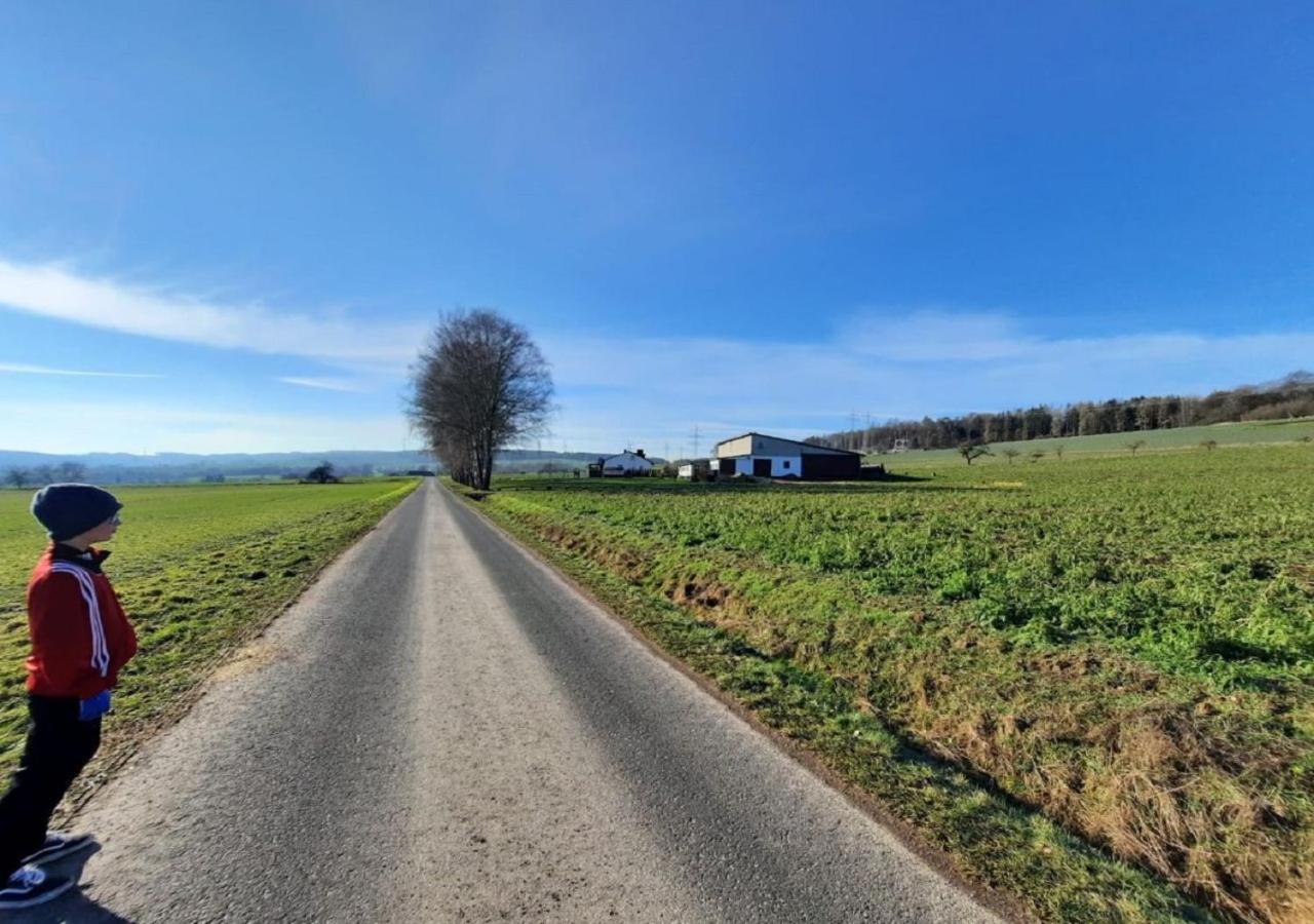 Exklusive Naturoase Direkt Am Ars Natura Wanderweg Mit Panoramablick Auf Melsungen Apartment Exterior foto